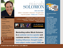 Tablet Screenshot of micahsolomon.com